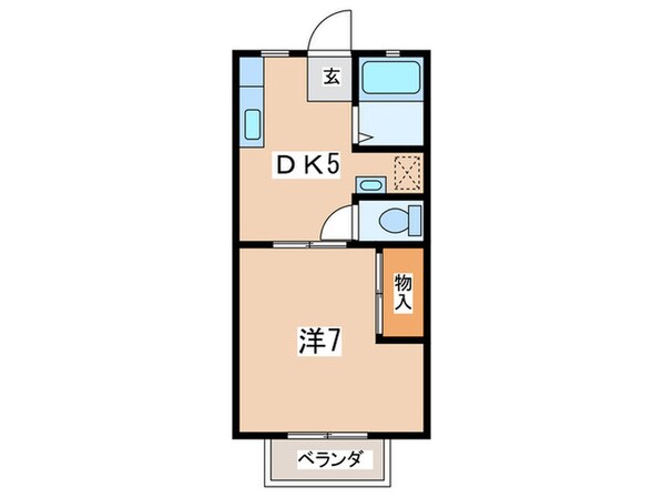 パ－ルシャト－の物件間取画像